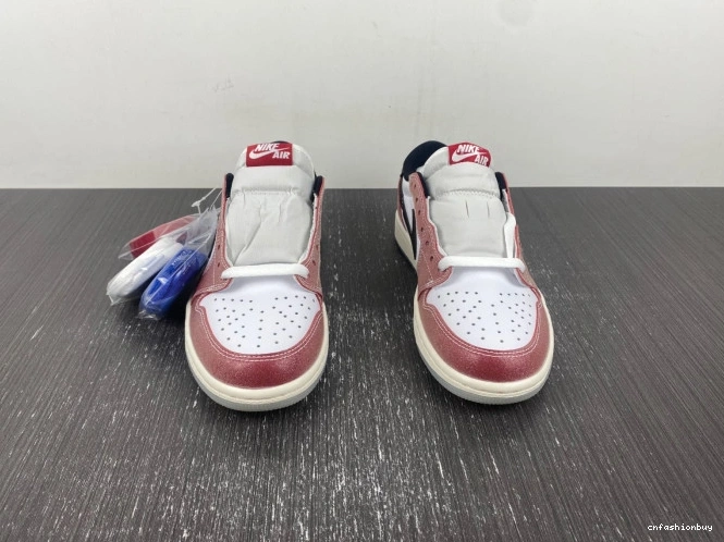 LOW AIR 'RED BLACK' ROOM OG X FN0432-017 1 JORDAN TROPHY 1017